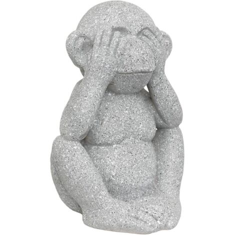 Outdoor-Statuette Affe Sohel grau H42cm -