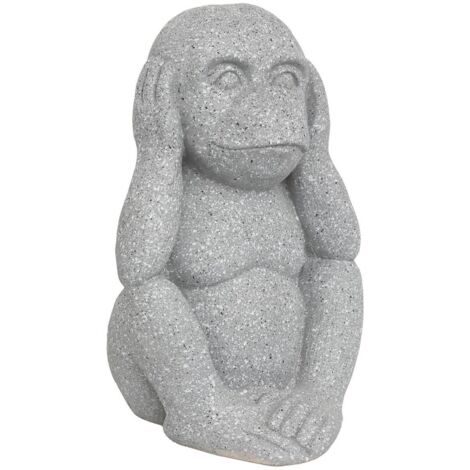 Outdoor-Statuette Affe Sohel grau H42cm -