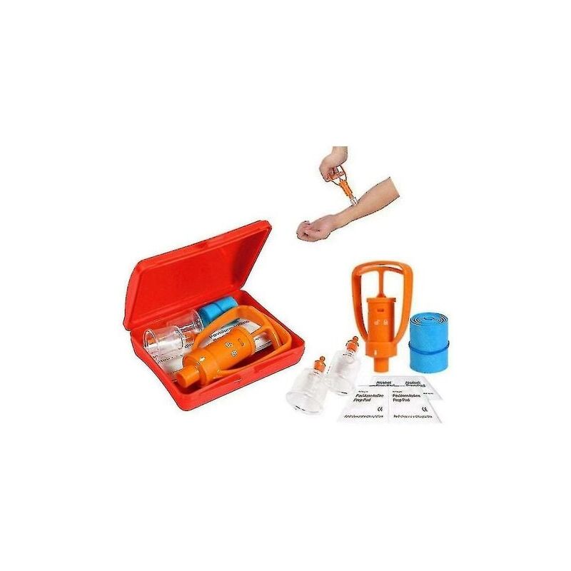 Image of SNQ - Outdoor Survivor Giftextraktionsset, Sicheres Erste-Hilfe-Set