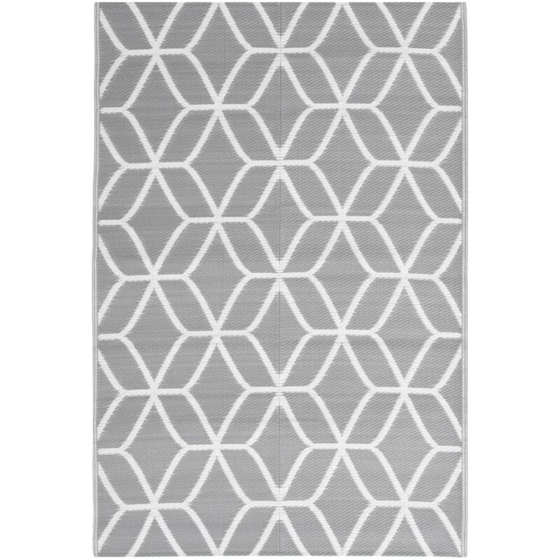 Outdoor-teppich Arakil Grau 140x200 Cm Pp Vidaxl