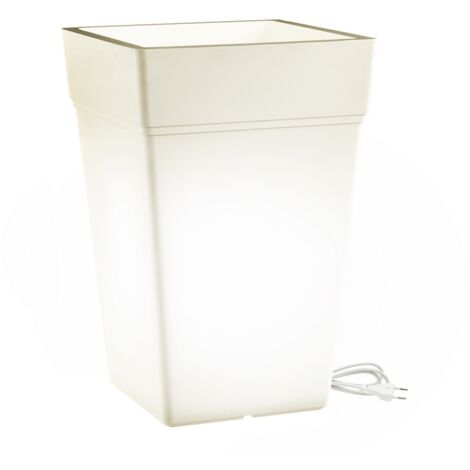 Outdoor Vase ''Stalk Element con Luce'' für Blumen und Pflanzen -80 cm
