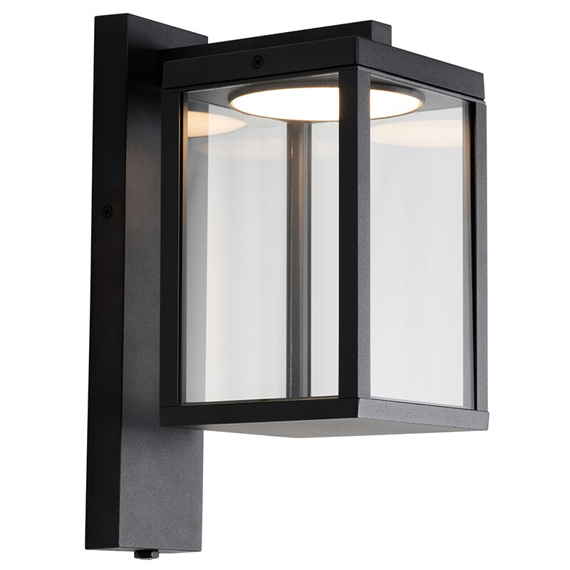 Image of Qazqa - Outdoor Wall Lantern Black&hellip;