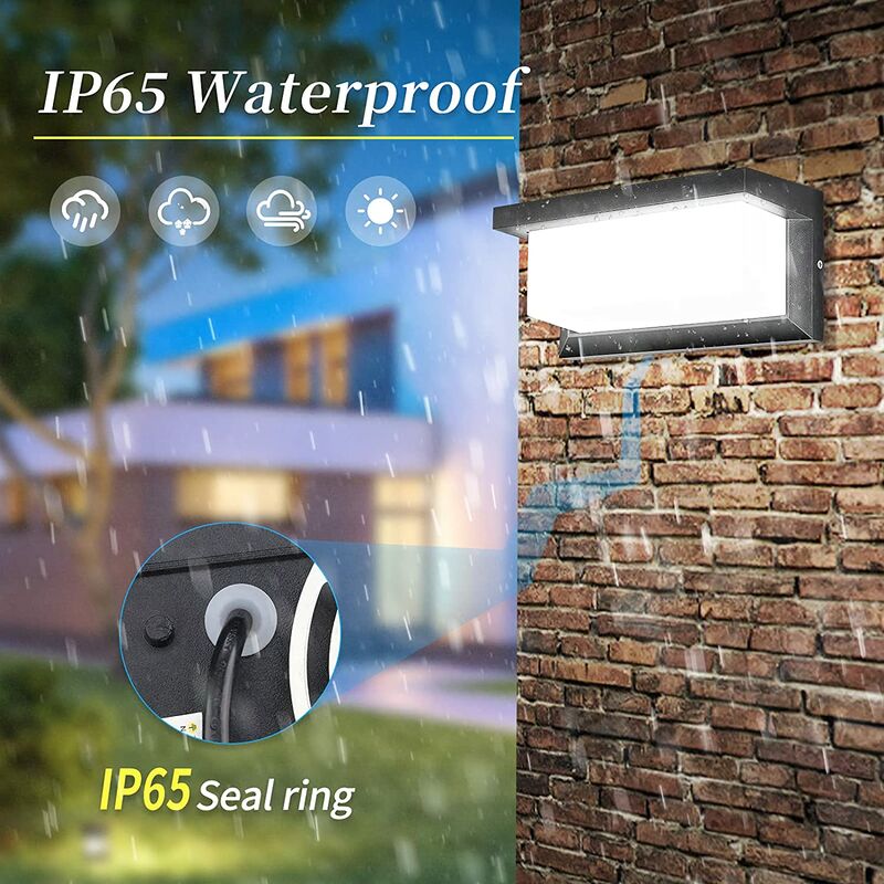 Outdoor Wall Light, 12W LED Outdoor Wall Light IP65 Waterproof, Outdoor Decoration Sconce for Yard, Garden, Terrace, Nearby, Wall, Pathway, Patio,