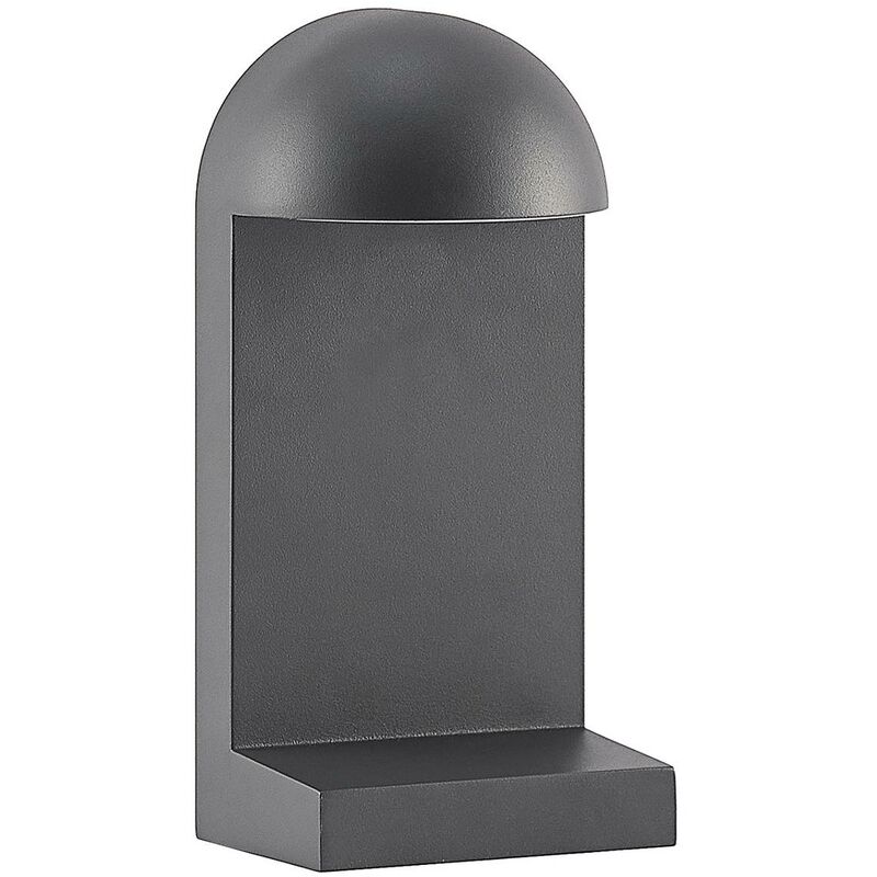 Outdoor Wall Light Jasmia dimmable (modern) in Black made of Aluminium (1 light source, G9) from Lucande - dark grey