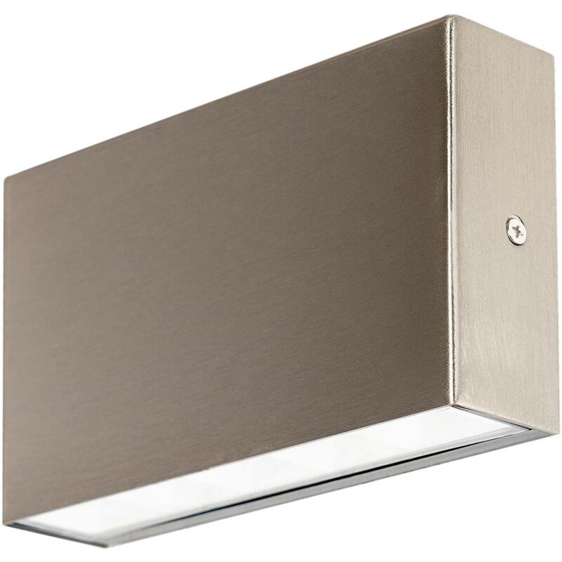 Arcchio - Outdoor Wall Light Karline (modern) in Silver made of Stainless Steel (1 light source,) from stainless steel