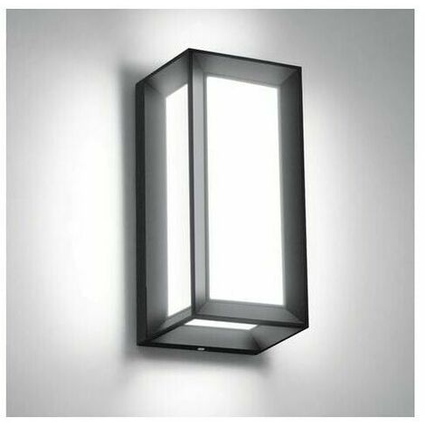 Outdoor Wall Sconce 18W Outdoor Wall Sconce, Aluminum Exterior Porch Light, IP65 Waterproof Wall Mount, 6000K Cool White LED Porch Light for Garage, Driveway, Hallway, Backyard