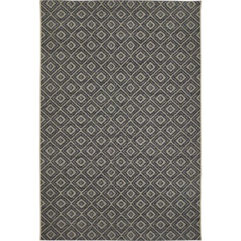 Outdoorteppich Rio creme-grau, 133 x 190 cm Outdoor-Teppiche