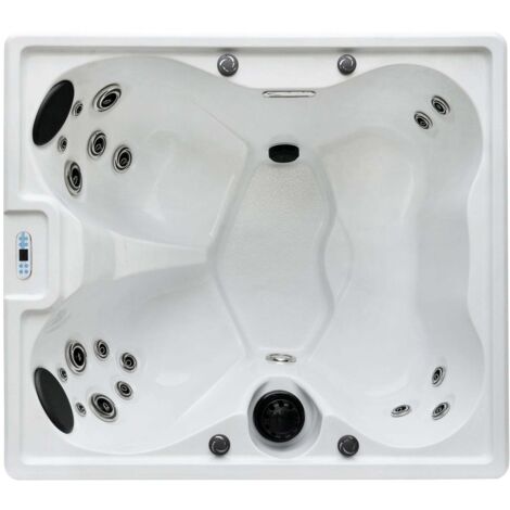 Outdoorwhirlpool Palermo inkl. Abdeckung 180x160x76 cm