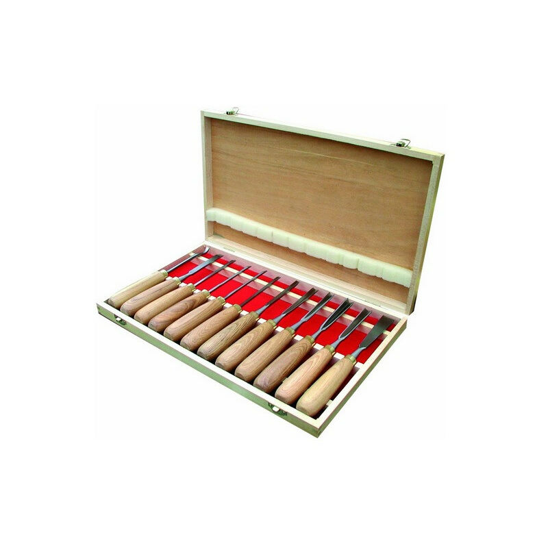 Outifrance - Coffret de 12 pièces d'outils pour sculpteur