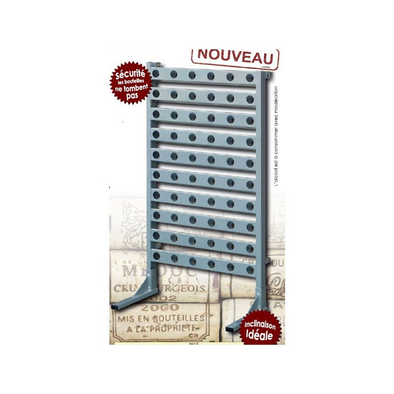 Outifrance - Casier de rangement Porte bouteilles (36 bouteilles)