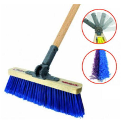 OUTIFRANCE Balai double brosse orientable Balai double brosse orientable 33 cm