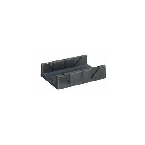 Outifrance – Boîte à onglet ABS 320x180x60mm – Pour plinthes jusqu'à 60° – Coupe précise à 90° et 45° – Solution légère et résistante