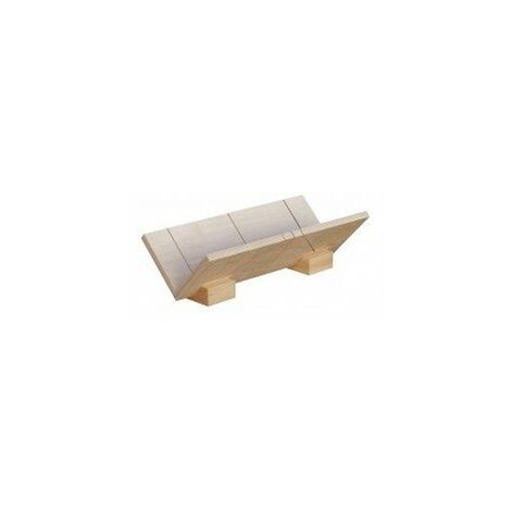 Outifrance – Boîte à onglet pour corniches – Multiplis 12 mm – 3 coupes à 45° et 90° – Dimensions intérieures 350 mm – Finition soignée