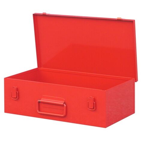 Outifrance – Caisse de rangement pour meuleuse Ø 230 mm – Acier époxy – Dimensions 600 x 300 x h. 140 mm – Poignée de transport incluse