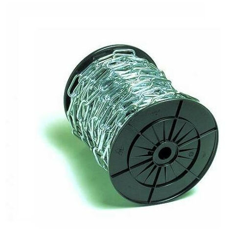 Outifrance - Chaîne droite soudée zinguée diamètre 8mm capacité 800Kg - 64041