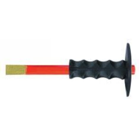 OUTIFRANCE Ciseau de maçon Pro 250 x 16 mm avec poignée pare-coups