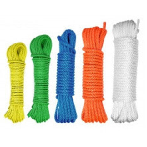 OUTIFRANCE Cordage polypropylene Blanc 10 mm 25 m 1000 g