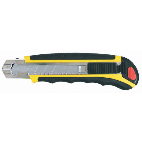 OUTIFRANCE Cutter professionnel bi matière 25 mm avec 6 lames
