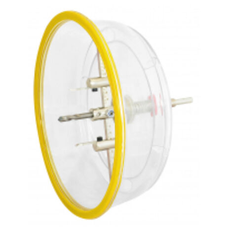 OUTIFRANCE Decoupe-cercle reglable avec pare-poussiere Scie cloche réglable Ø40 à 200 mm