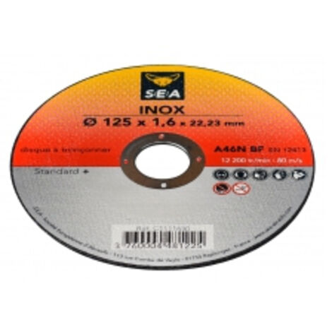 OUTIFRANCE Disques a tronconner l’inox - serie ultra fine 1 disque 115 mm 22,2 mm 1,0 mm