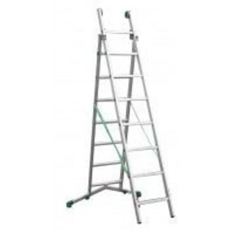 Outifrance - Echelle alu transformable 3 plans- 6.25m
