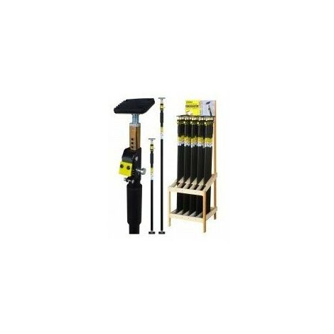 Outifrance – Etai télescopique petit modèle – Hauteur ajustable 1m à 1,70m – Charge maximale 50kg – Têtes pivotantes caoutchouc non-marquant - Modele7086