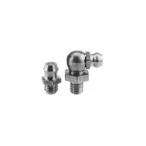OUTIFRANCE Graisseur hydrolique acier droit (pas 6 x 100)