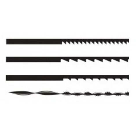 OUTIFRANCE Lames de scie 160 mm Carte de 12 lames Coupes fines 22 tpi pinces
