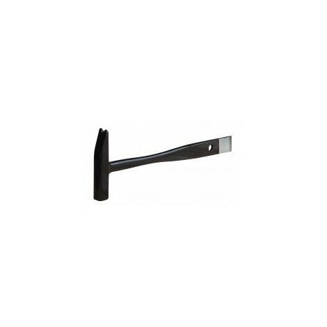 Outifrance – Marteau de vitrier tout acier 12 mm – Corps en acier monobloc – Manche usiné pour démastiquer avec précision