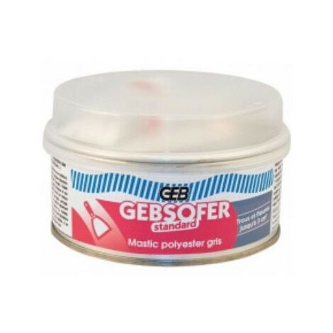 Outifrance - Mastic polyester à métaux gris métal 150 ml - 6560096