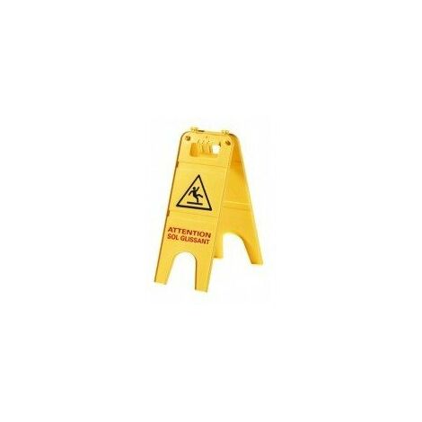 OUTIFRANCE Panneau signalisation sol glissant - 228 x h. 600 mm 750 g