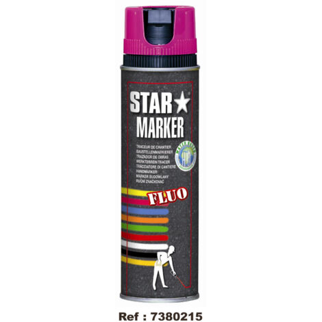OUTIFRANCE Peinture de marquage temporaire Noire 500 mL