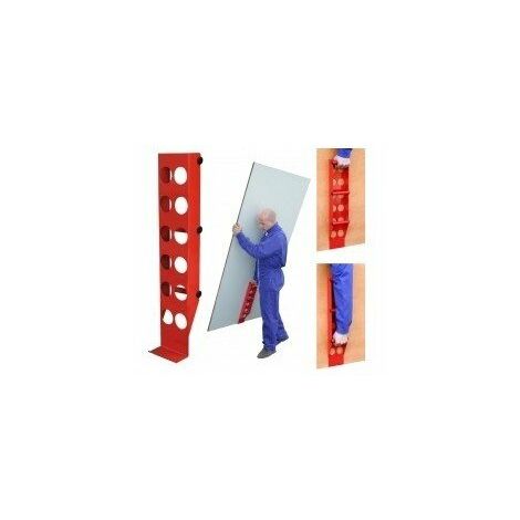 Outifrance – Porte panneaux 620 mm – Outil du plaquiste pour porter plaques de plâtre – Position verticale pour réduire les risques de blessures