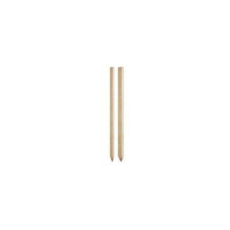 Outifrance – Piquet en bois non traité 30x30mm – Longueur 1m – Résistance accrue pour espaces extérieurs – Idéal pour clôtures et supports