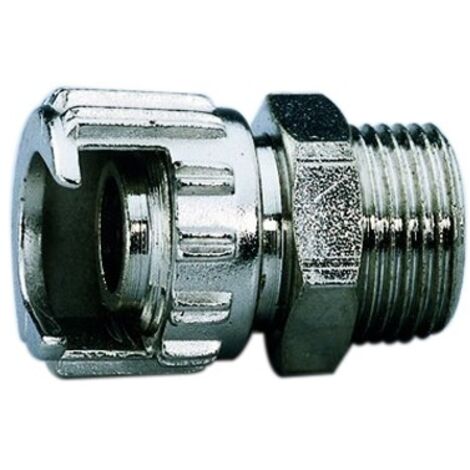 Outifrance – Raccord pour compresseur – Écrou égeulé 1/4 – Taraudage 1/4 – Lot de 2 pièces pour connexion étanche