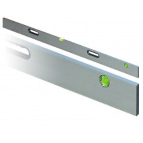 Outifrance – Règle à niveau aluminium 2 m – 2 fioles horizontale et verticale – Précision optimale pour travaux de bricolage – Poignées ergonomiques