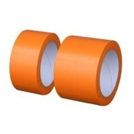 OUTIFRANCE Ruban adhésif de chantier orange 33 m x 75 mm