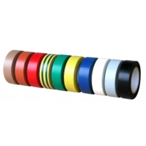 OUTIFRANCE Ruban adhesif pvc electricien isolant Multicolore 10 m x 15 mm
