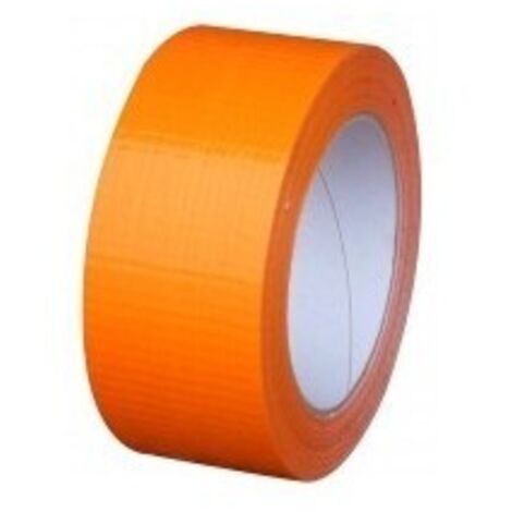 OUTIFRANCE Ruban adhésof toile orange 25 m x 48 mm
