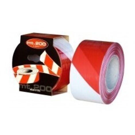 OUTIFRANCE Ruban signalisation blanc/rouge 100m