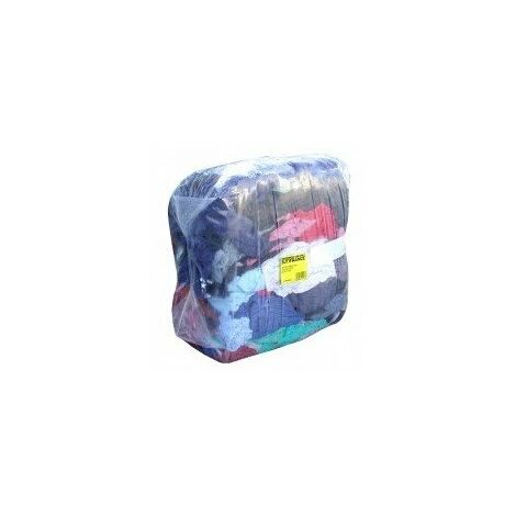 Outifrance – Sac de chiffons en coton 1kg – Nettoyage général et polissage – Réutilisables après lavage – Pour surfaces délicates