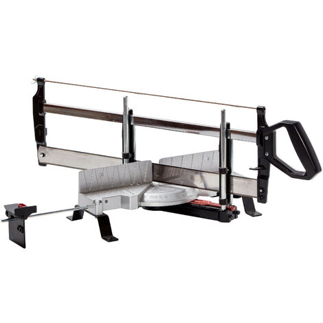 Outifrance – Scie à onglet PROMAN 110 – Capacité 160 x 110 mm à 90° – Lame 565 mm 24 tpi – Préréglage angles 15° à 90° – Précision +/- 0,2°