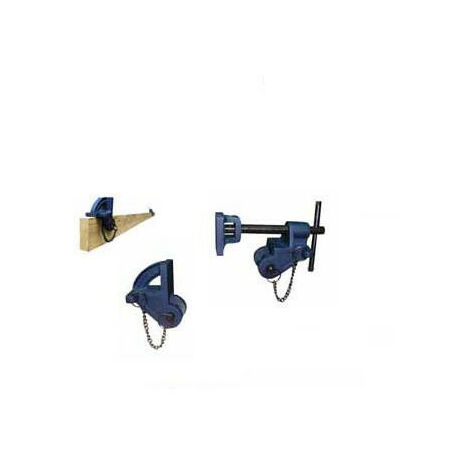Outifrance – Serre-joint à têtes mobiles – Longueur ajustable jusqu'à 2m – Capacité de serrage 50mm – Fonte d'acier pour bois dur