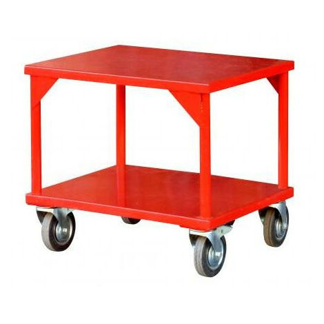Outifrance – Table roulante charge lourde 250 kg en acier – Dimensions 700 x 550 x h. 650 mm – Épaisseur plateau 2 mm – 8910475