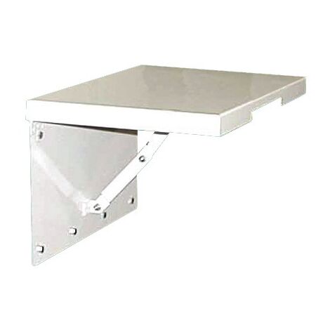 Outifrance – Tablette pliante murale en acier – Dimensions 400 x 300 mm – Finition peinture époxy – Pour espaces réduits et postes de travail temporaires