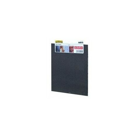 OUTIFRANCE Toile émeri 18x28 cm gr.80 - Lot de 4 feuilles