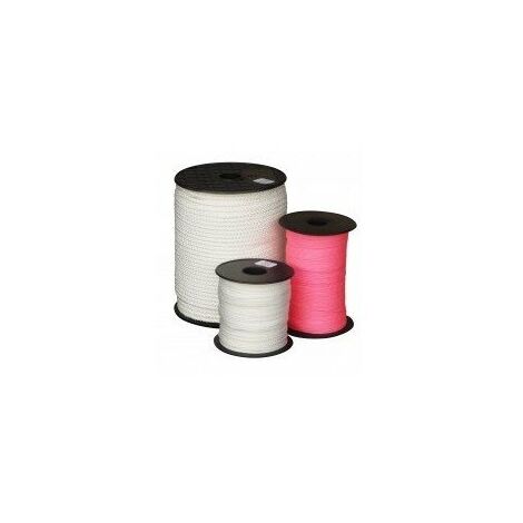 OUTIFRANCE Tresse rose polypropylène Ø 2 mm x 200 m
