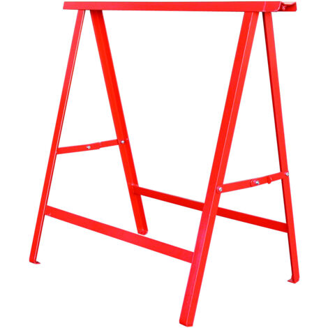 Outifrance – Tréteau métal pliable 100 kg – Acier avec cornières soudées – Finition peinture époxy – Dimensions 790 x 800 mm – Poids 8 kg