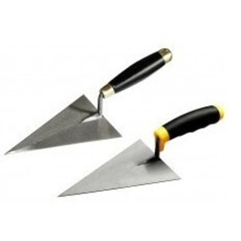 OUTIFRANCE Truelle triangulaire manche bois 14 cm