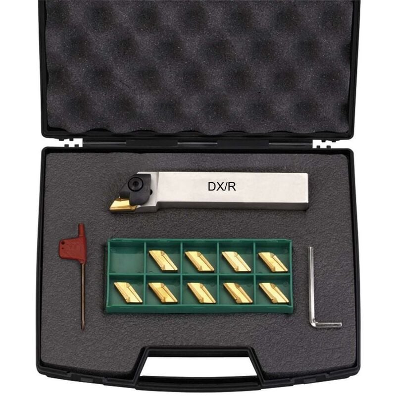 Fervi - outil 25 x 25 mm žç plaquettes pour tour tournage metaux KITCKJ25